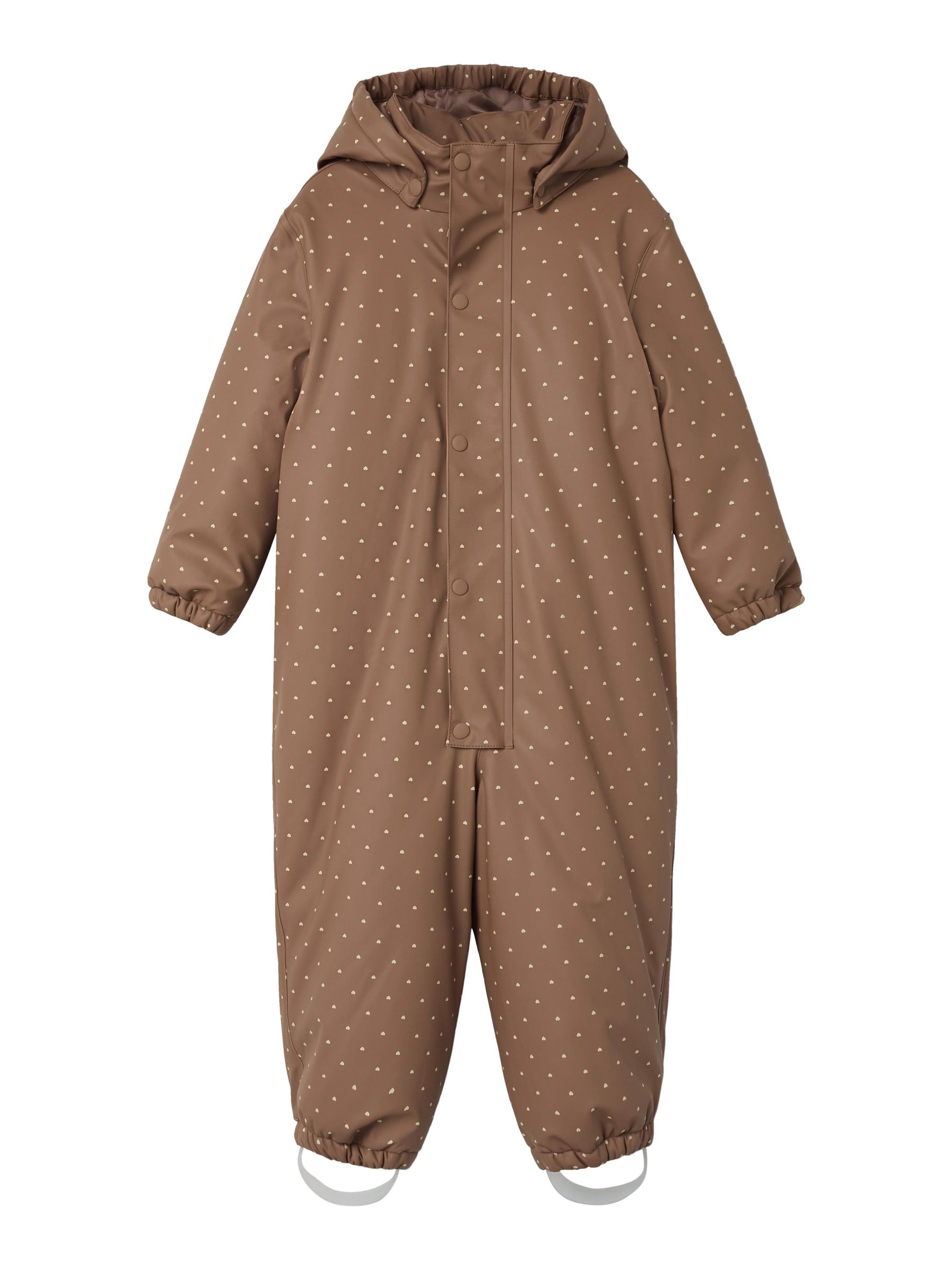 DRY10 REGENPAK Peuter 92 128 Meisje Bruin Lil Atelier Belgie