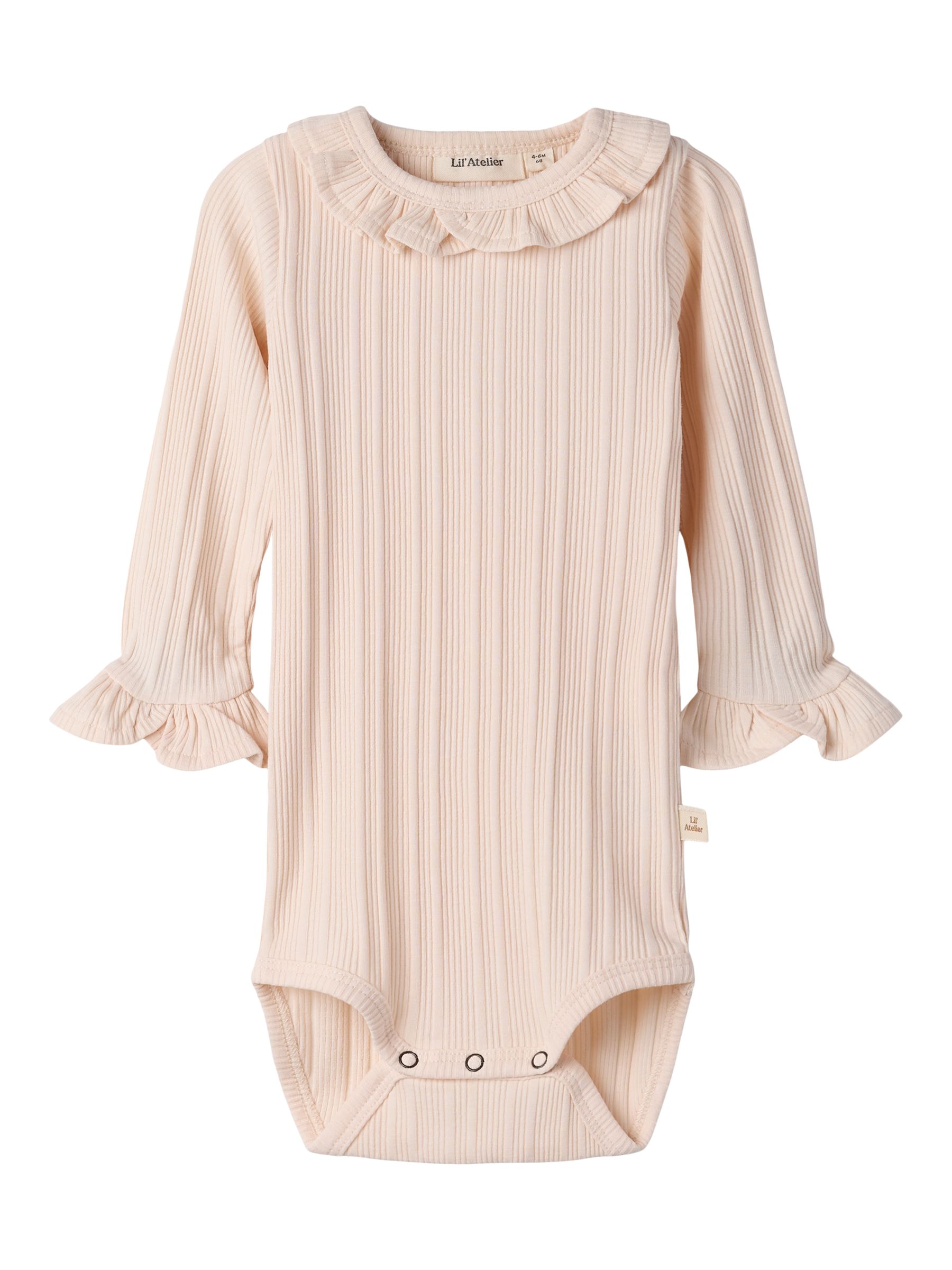 LONG SLEEVED ROMPER - Baby 56-86 | Girl | White | Lil' Atelier®